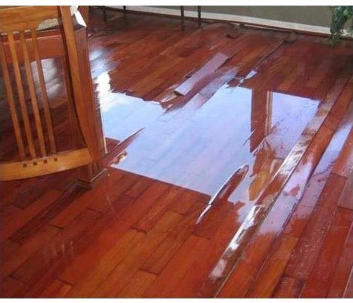 Water damaged hardwood floors